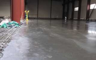 Стяжка бетонного пола своими руками