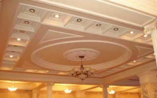 Дизайн потолка в классическом стиле