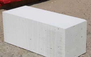 Размеры газобетонных блоков для наружных стен