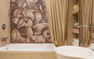 Ванная комната дизайн мозаика с плиткой