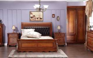 Интерьер деревянной спальни