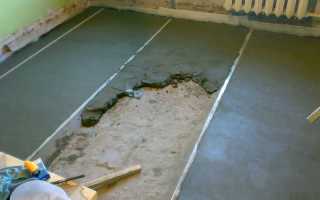 Как сделать бетонный пол в квартире